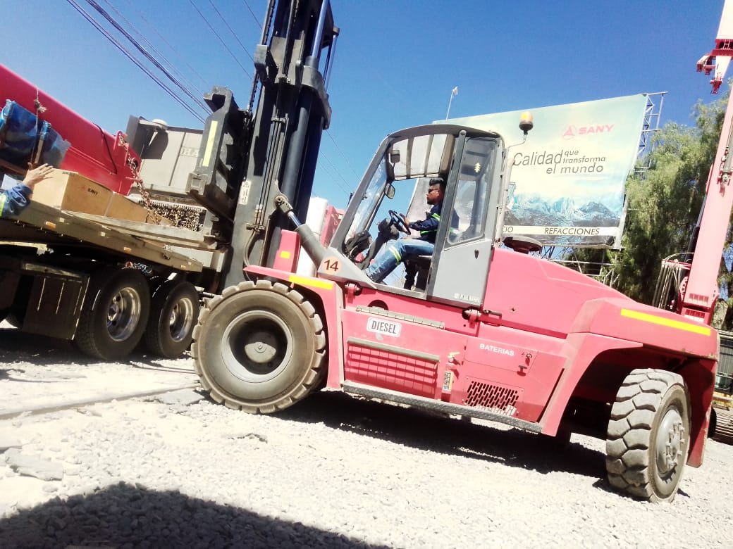 renta montacargas con operador montacargas 10 toneladas